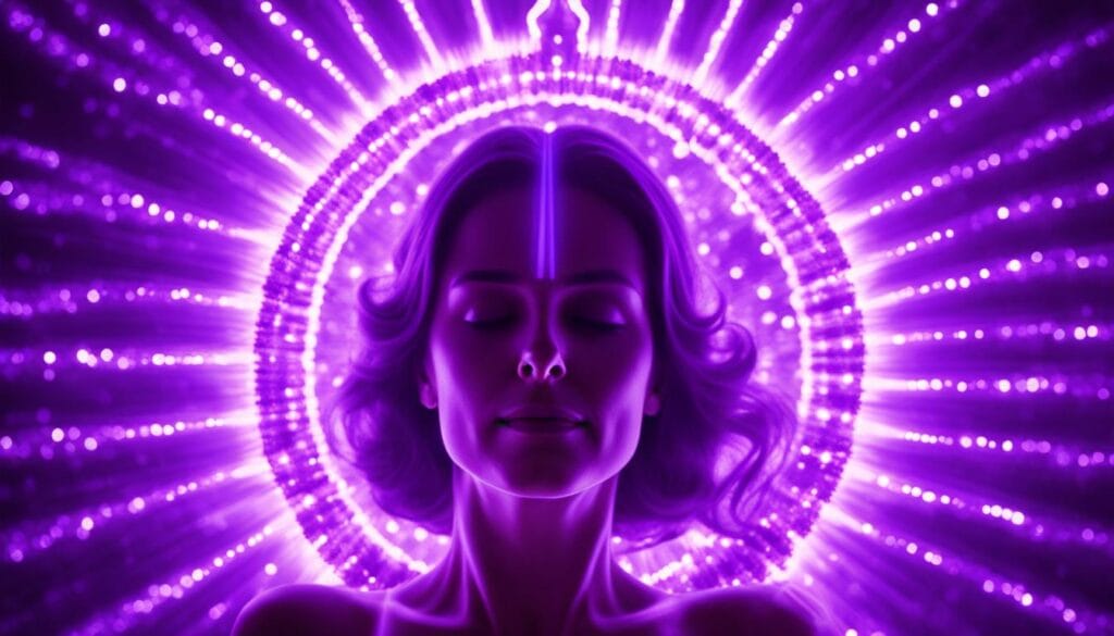 Purple and the Crown Chakra