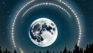 What does a ring around the moon mean spiritually