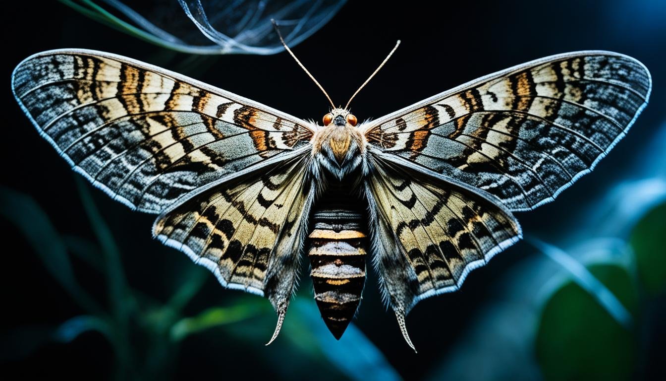 What do moths represent spiritually