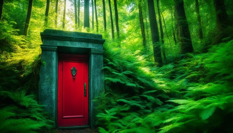 What does a red door mean spiritually