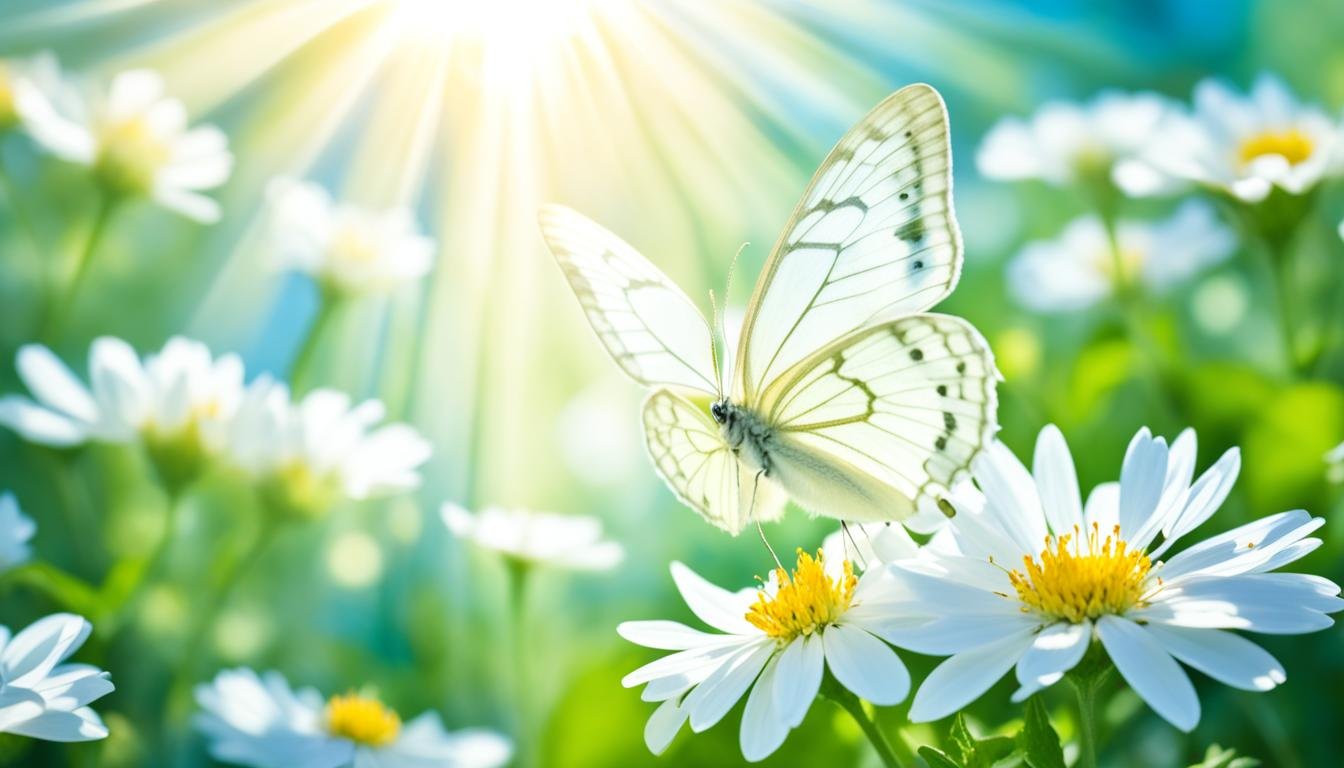What does a white butterfly mean spiritually