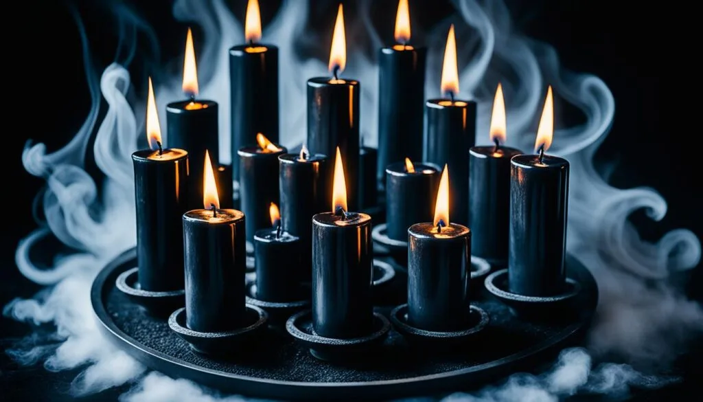 black candles spiritual uses