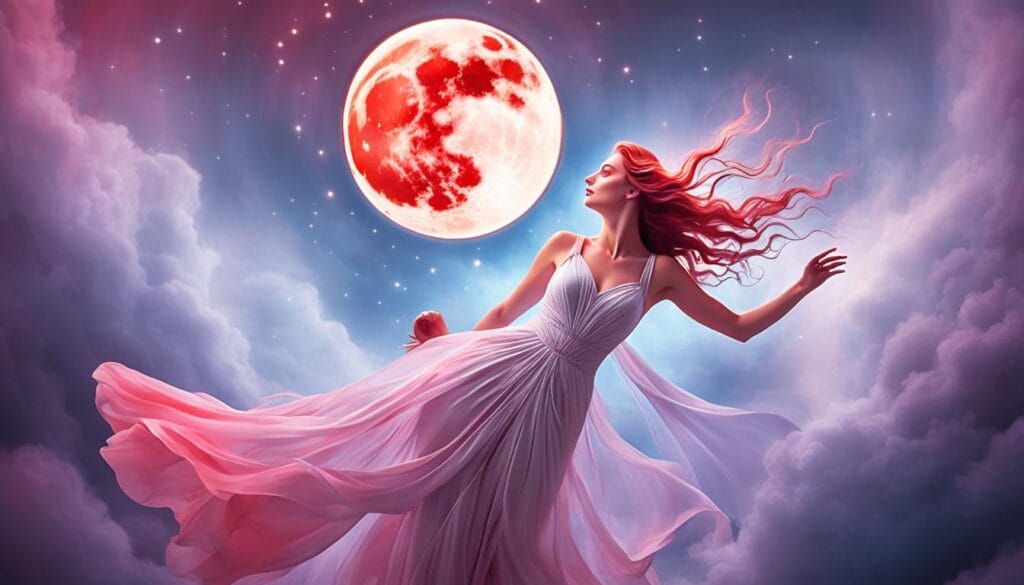 feminine energy of the red moon
