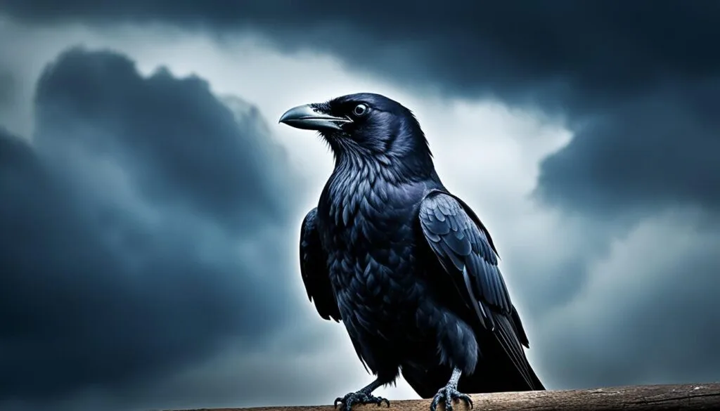 spiritual meaning behind hearing a crow