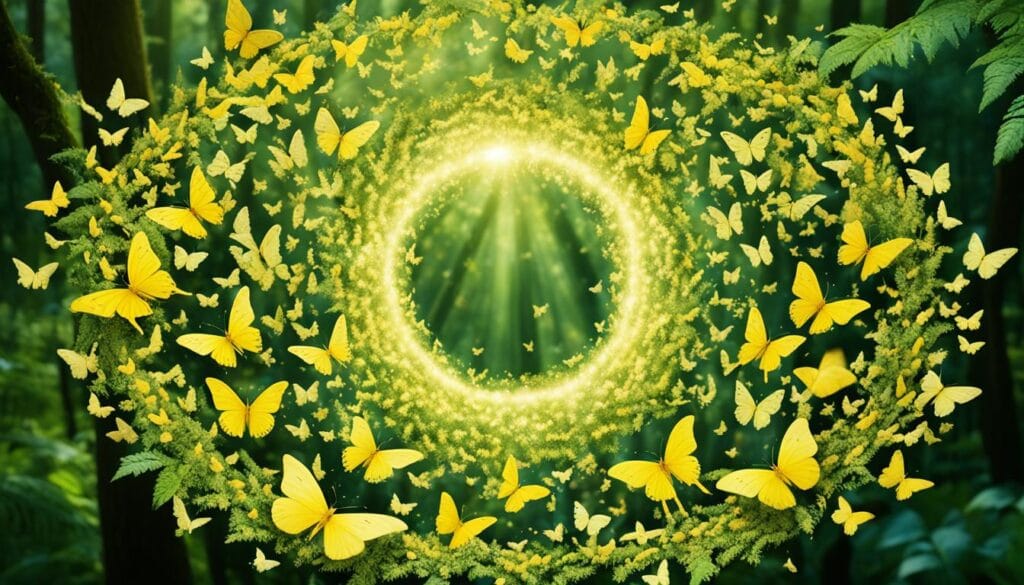 yellow butterflies spiritual messengers