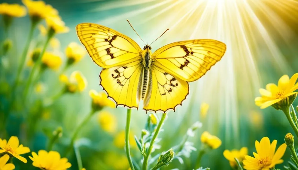 yellow butterfly symbolism