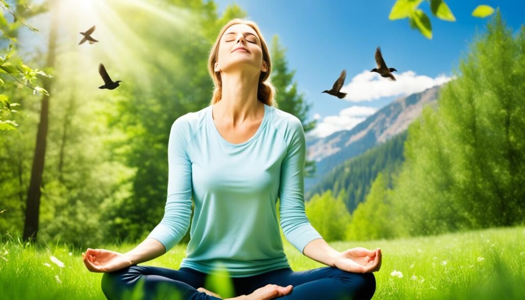 Breath meditation for stress reduction and overall well-being