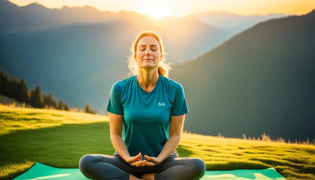 Breath meditation for stress relief