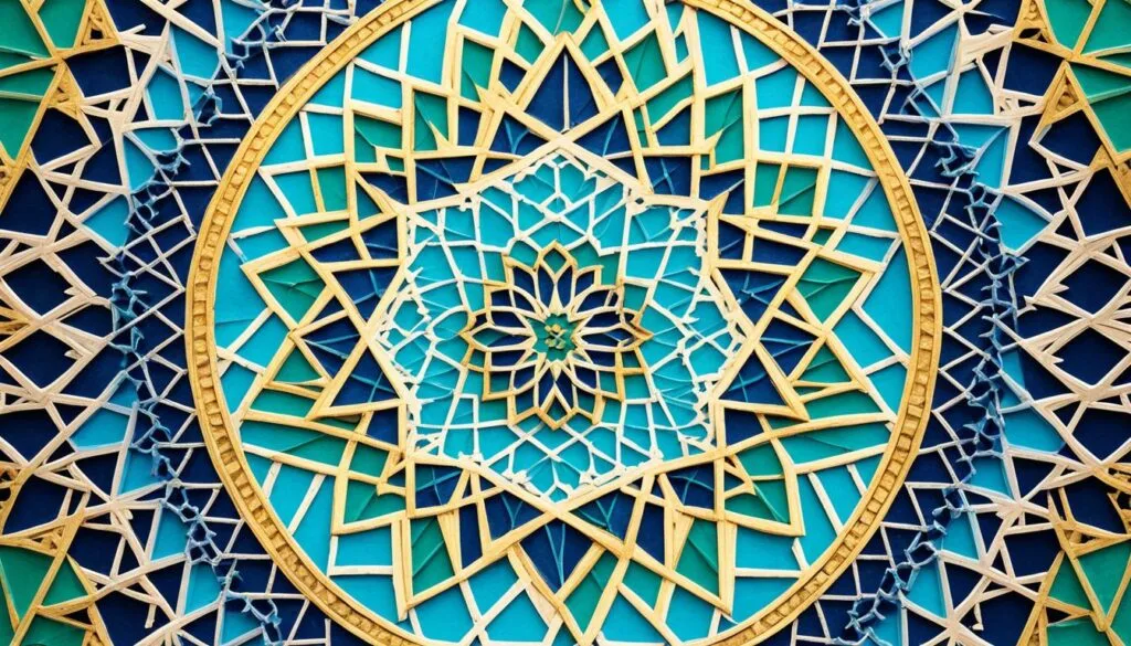 Islamic geometric patterns showcasing cultural significance