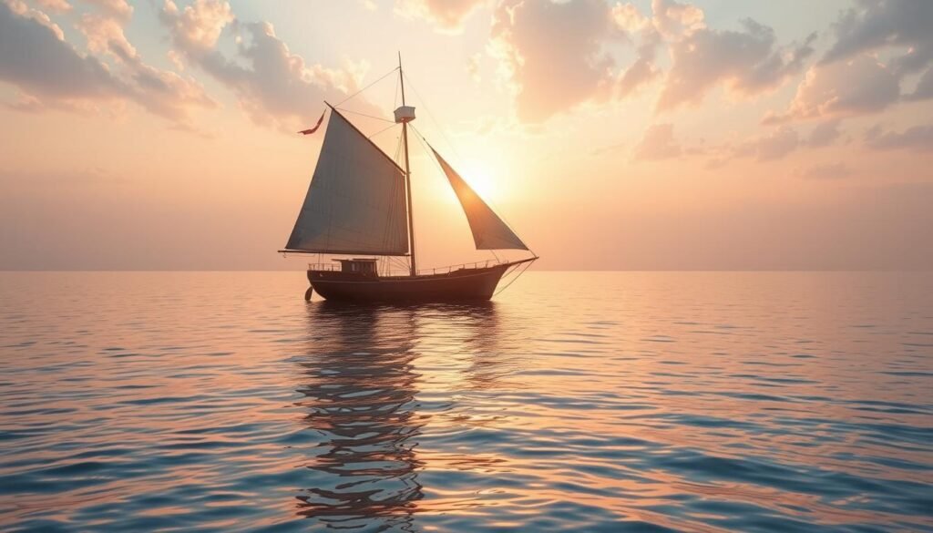 Spiritual symbolism in sailing